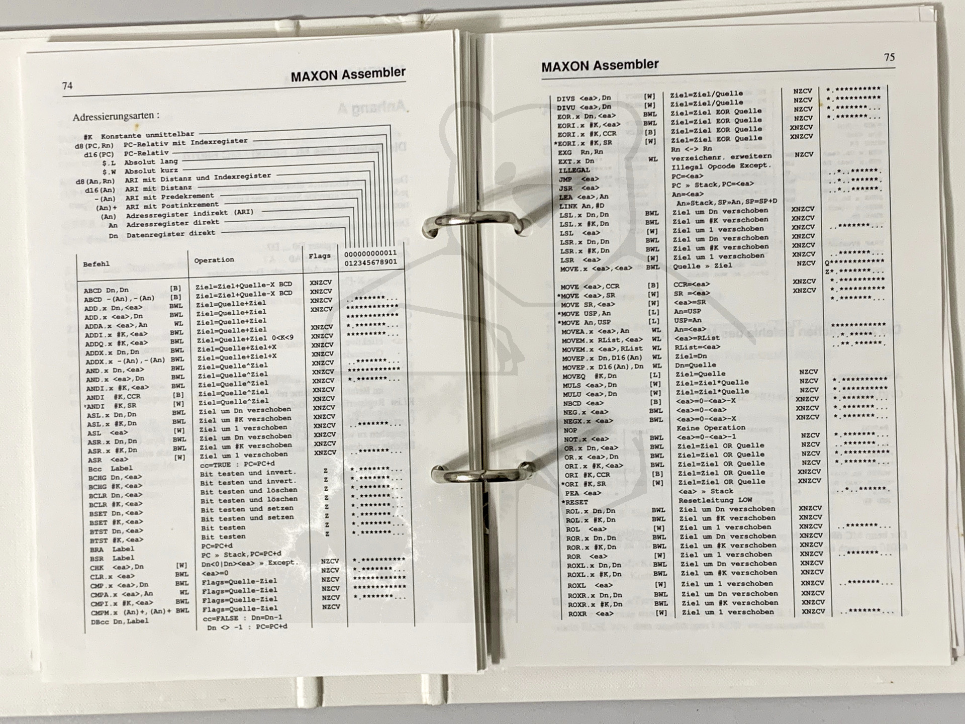 Maxon MaxonASM Assembler V1.1 - Handbuch